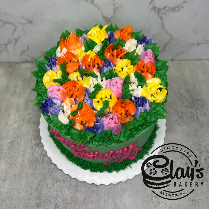 Bright Blossoming Tulips
