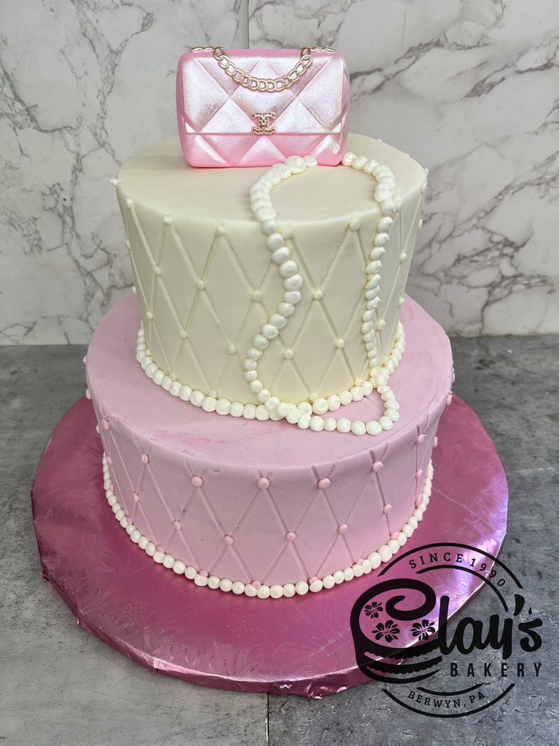 Quilted Chanel Purse - Two Tier