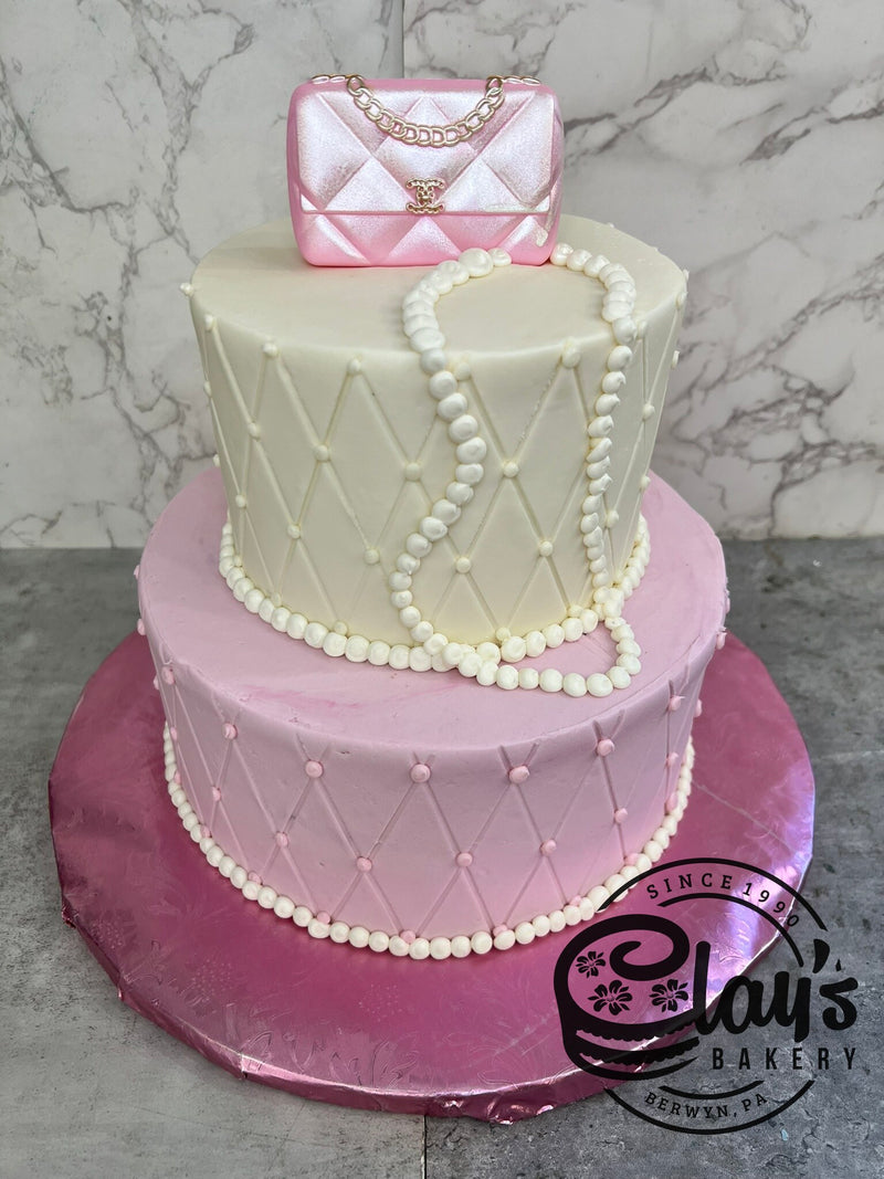 Quilted Chanel Purse - Two Tier