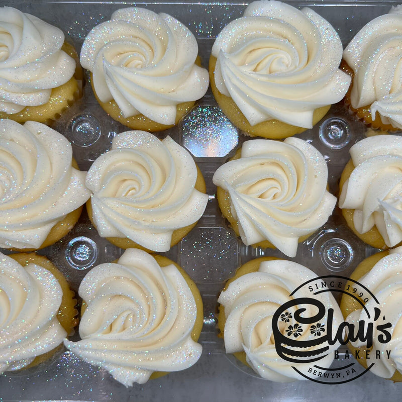 Glittery Mini Cupcakes