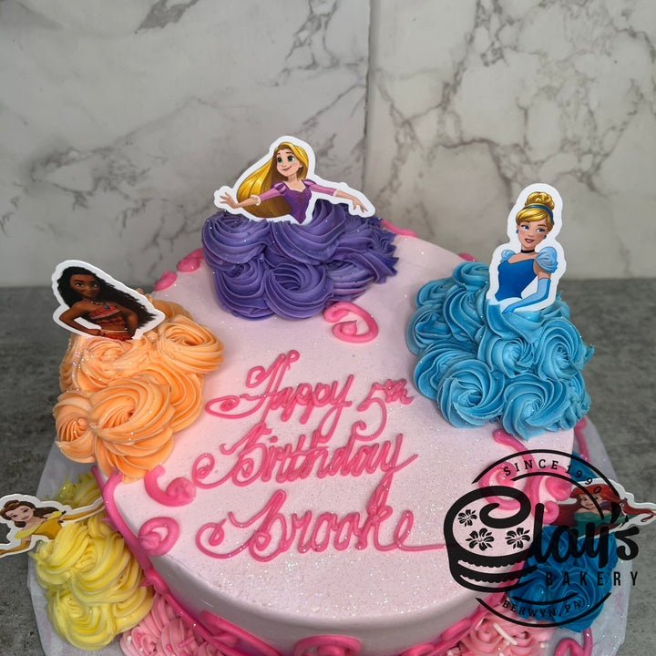 Disney Princesses Buttercream Gown – Clay's Bakery