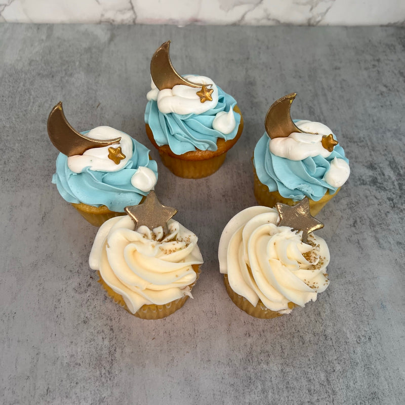 Moon and Star Cupcakes