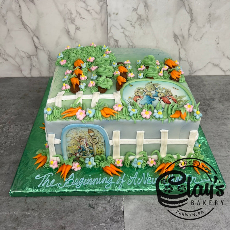 Peter Rabbit Garden (Squared Cake)