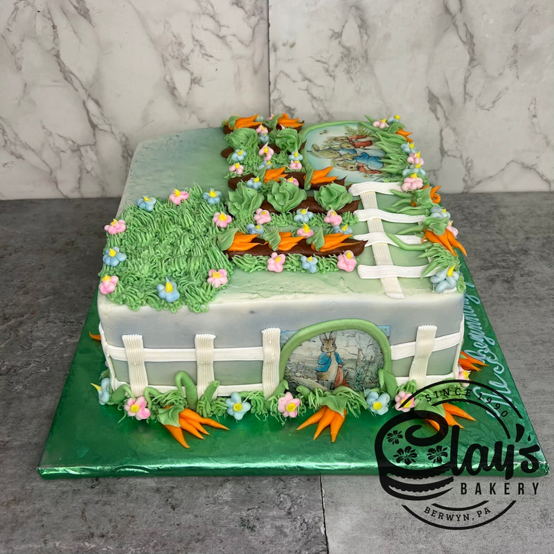 Peter Rabbit Garden (Squared Cake)