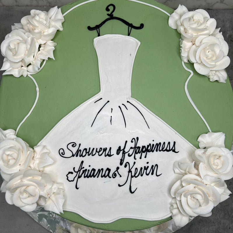 Bridal Shower Dress Cake