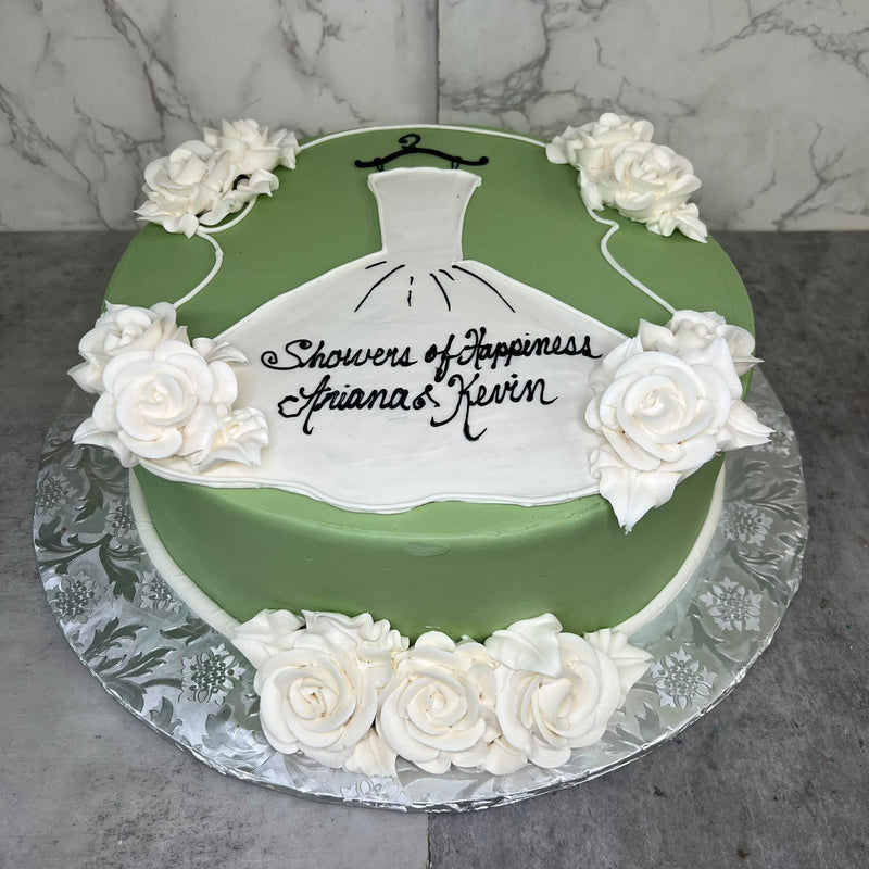 Bridal Shower Dress Cake