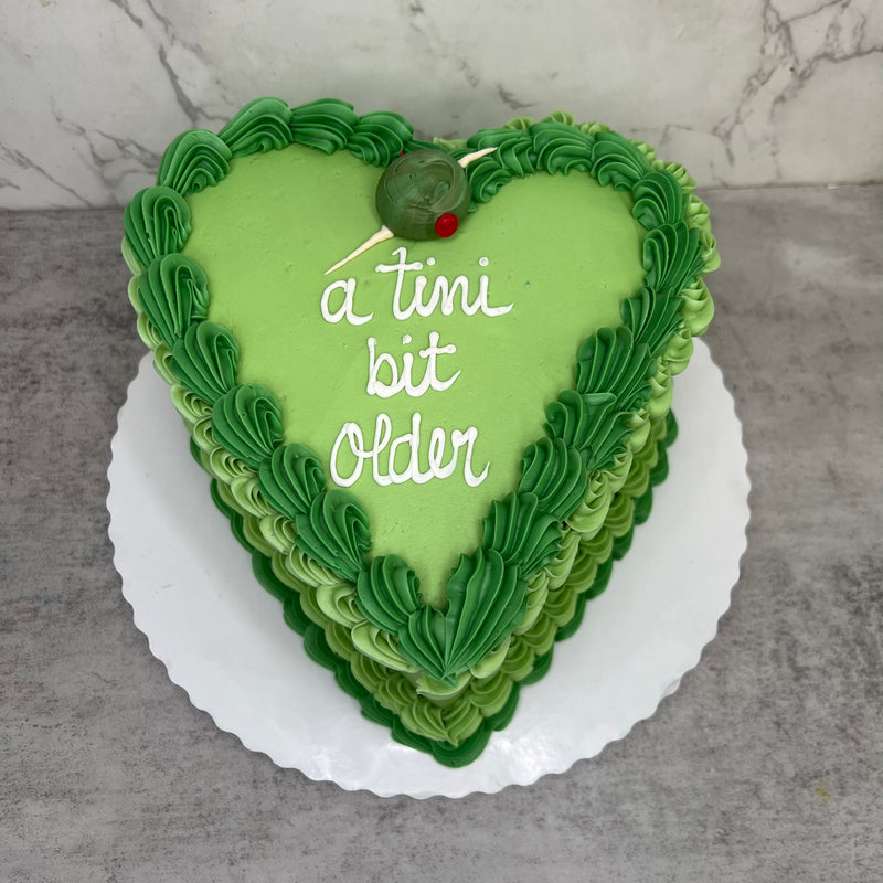 A Tini Bit Older - Heart Shaped Cake