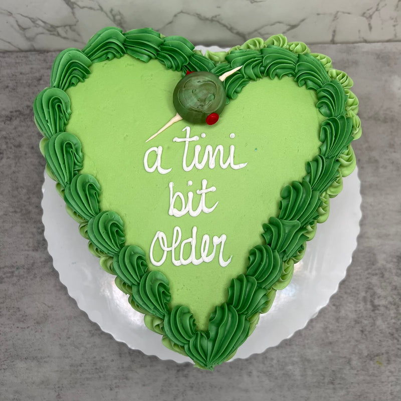 A Tini Bit Older - Heart Shaped Cake