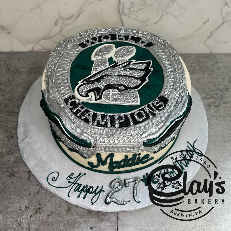 EAGLES SUPERBOWL RING (9" or 10" cake)