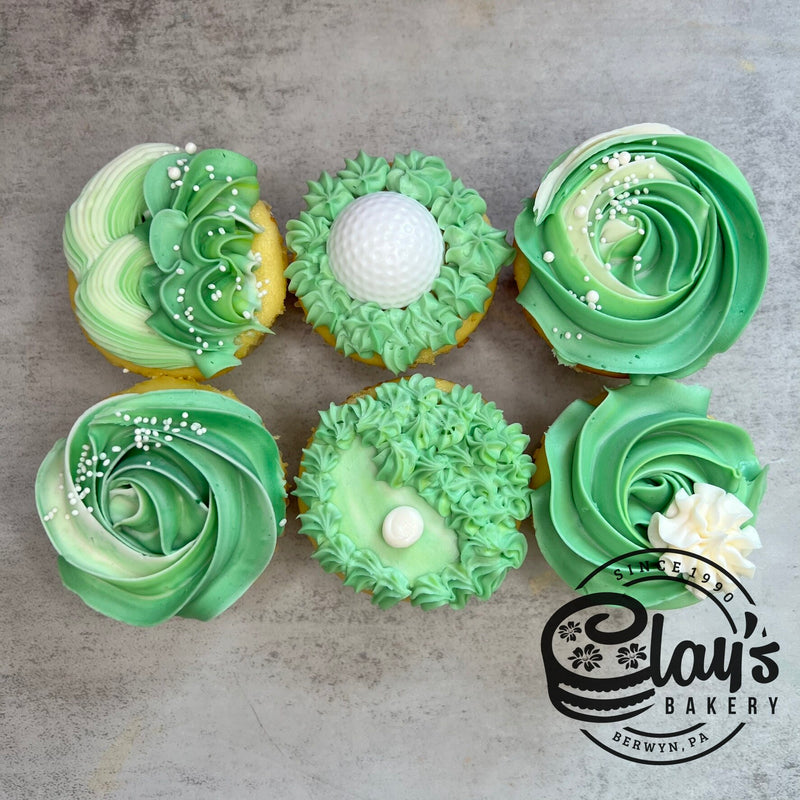 Cutsey Golf Cupcakes