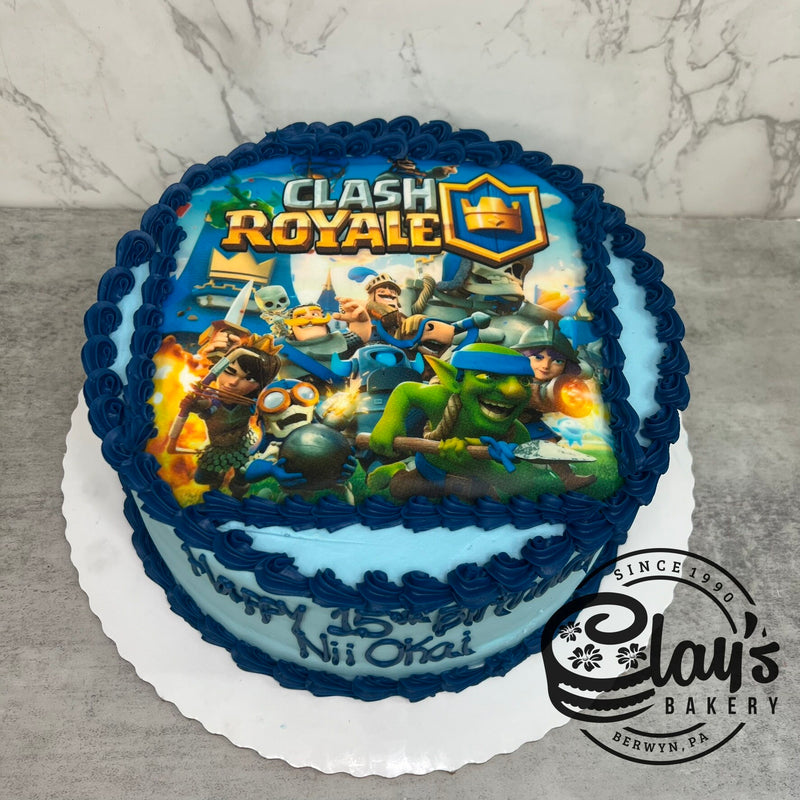 Clash Royale Image Cake