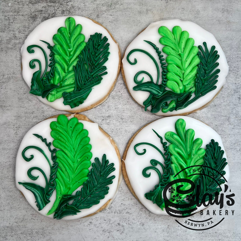 Greenery and Vines Cookies