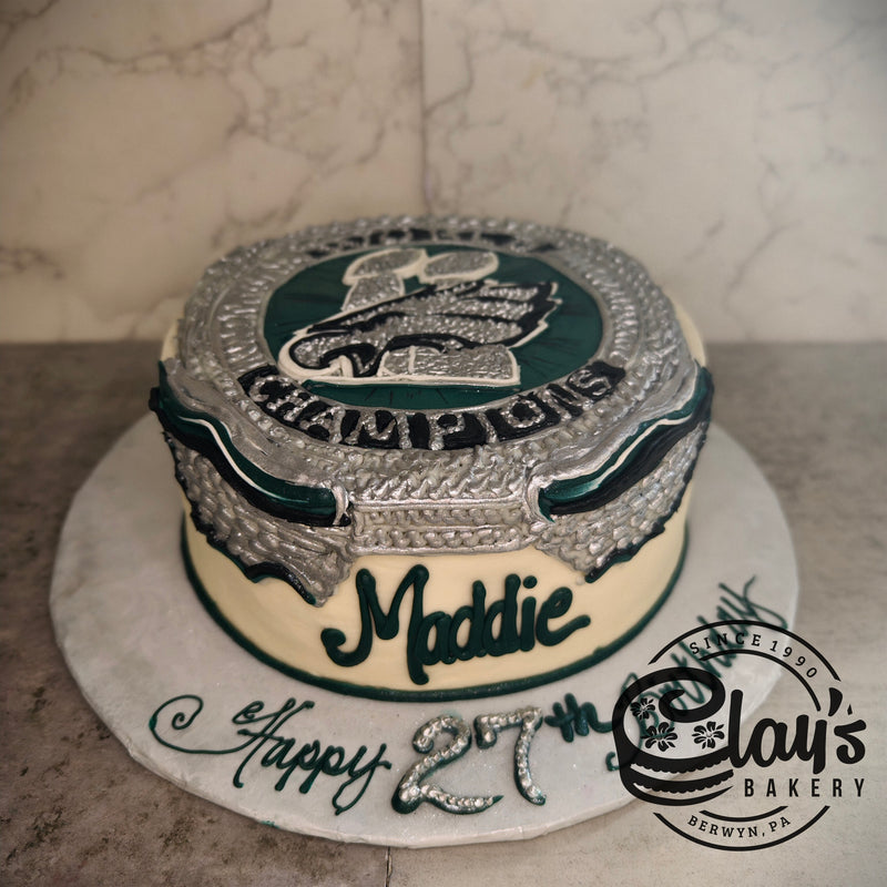 EAGLES SUPERBOWL RING (9" or 10" cake)