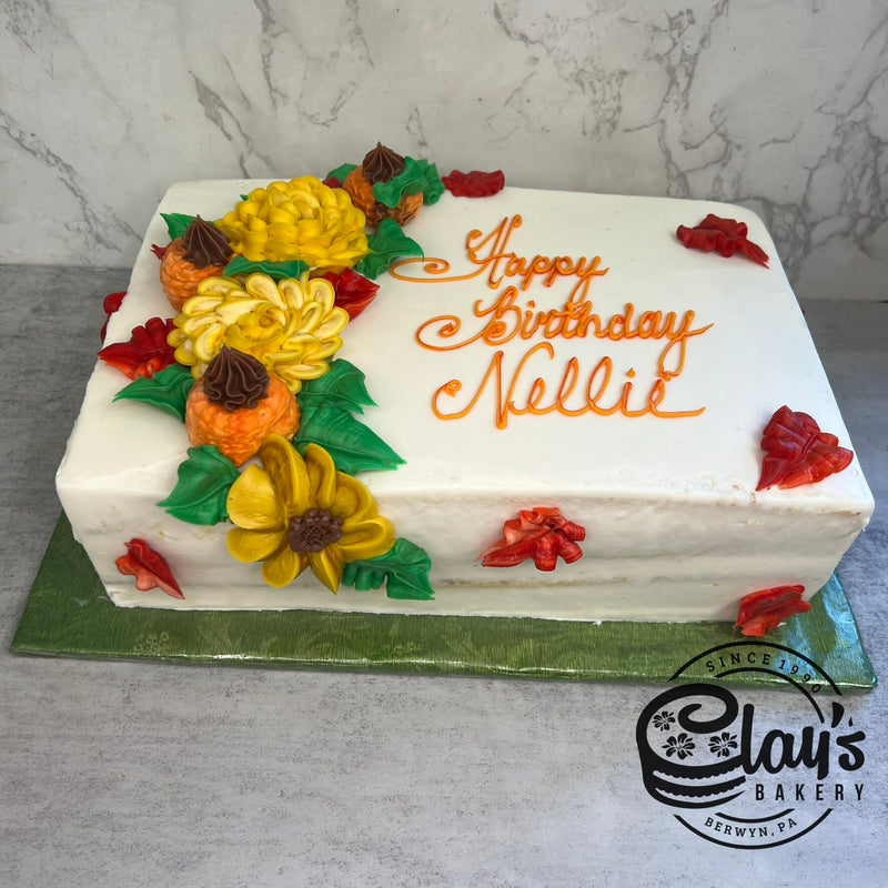 Naked Iced Fall Flowers Cascading