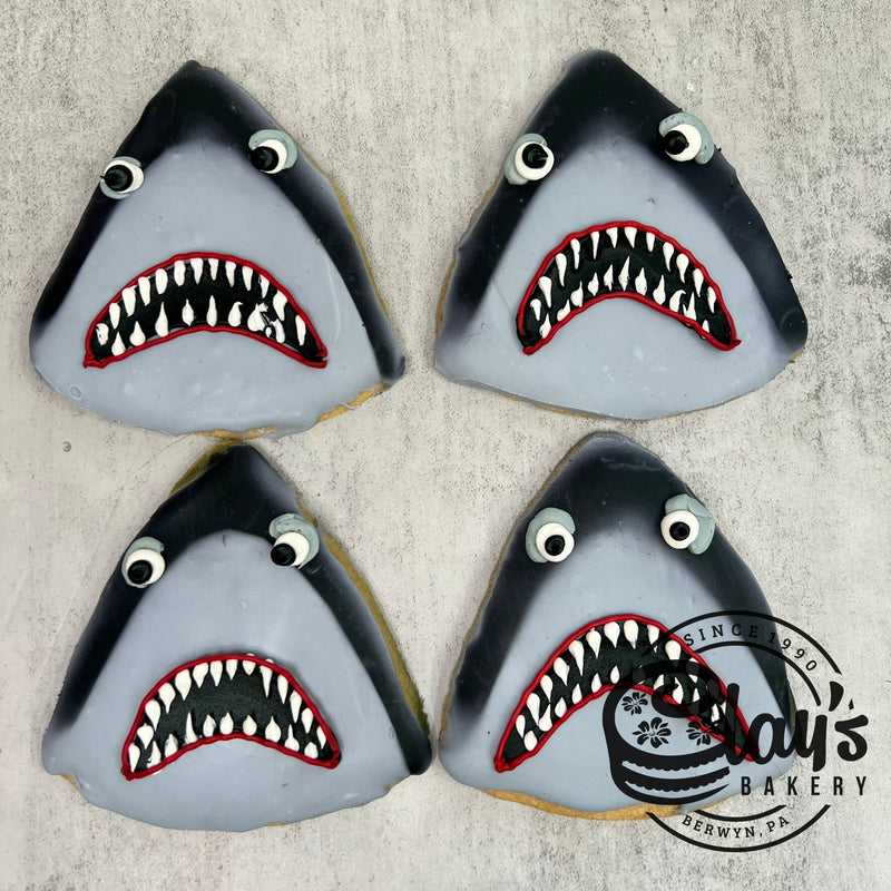 Shark Face Cookies