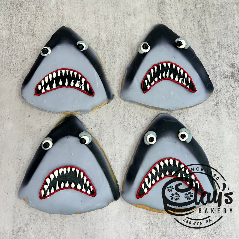 Shark Face Cookies