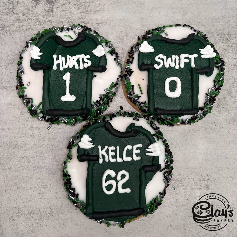 Big Game Cookies - Round with Jerseys