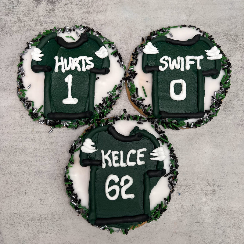 Big Game Cookies - Round with Jerseys