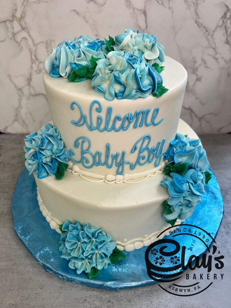 Beautiful Hydrageas - Two Tier