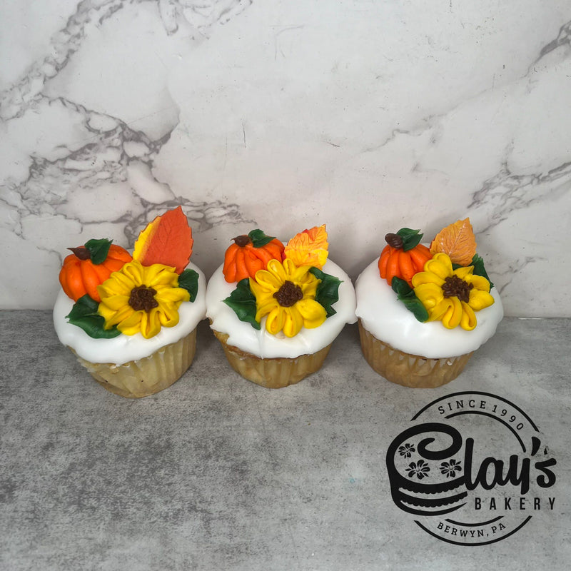 Dipped Fall Cupcakes