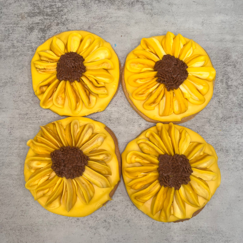 Sunflower Cookies (Buttercream)