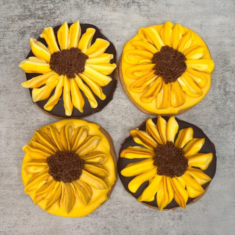 Sunflower Cookies (Buttercream)