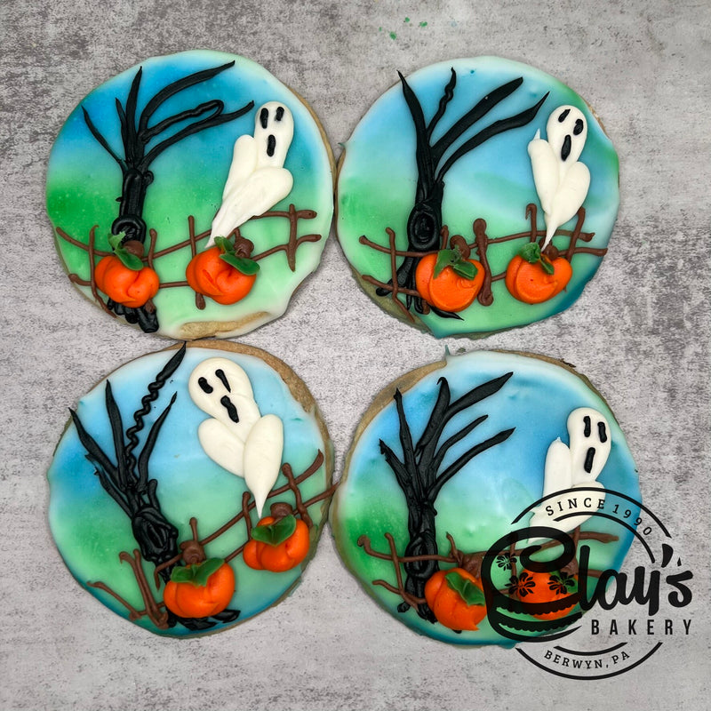Ghostly Halloween Cookies