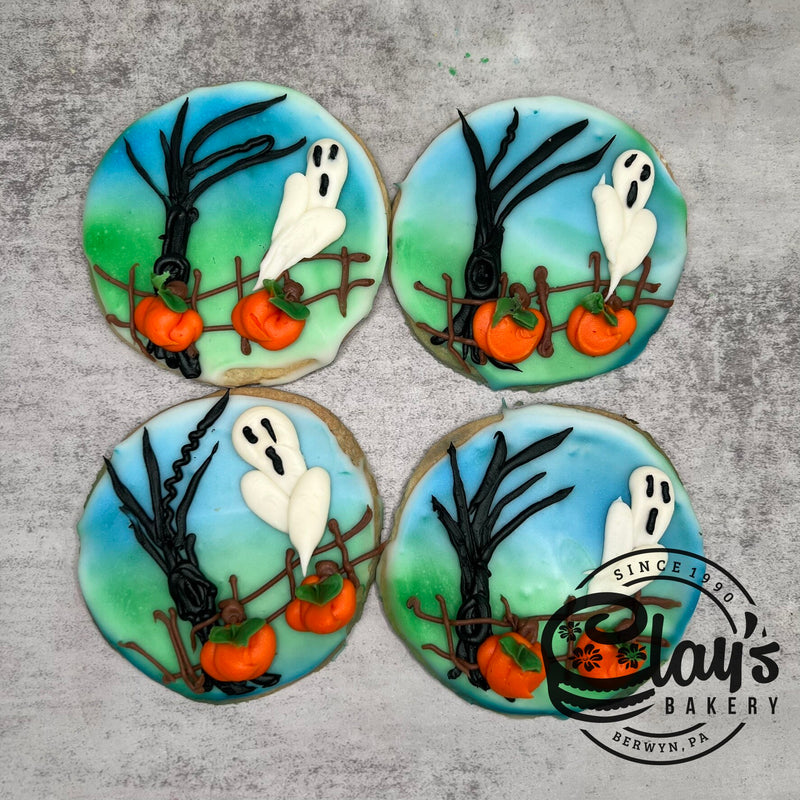 Ghostly Halloween Cookies