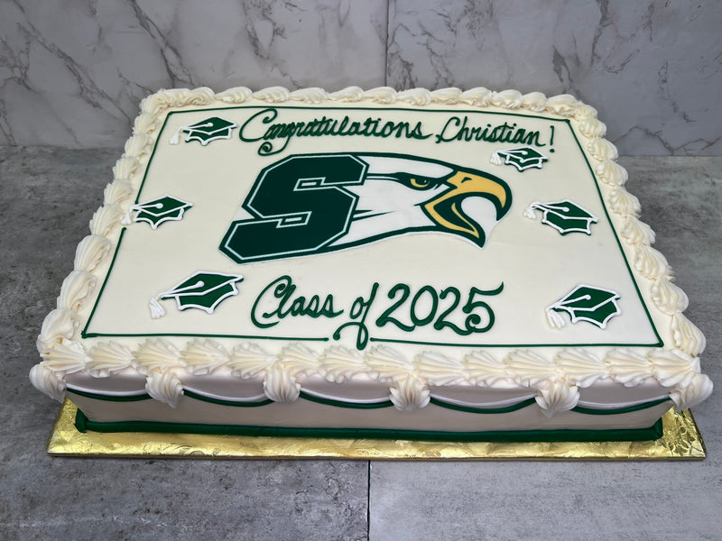 Classic Graduation with Buttercream Caps
