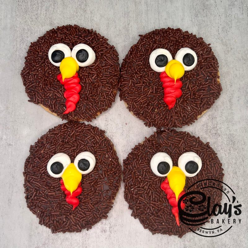Turkey Face Cookies