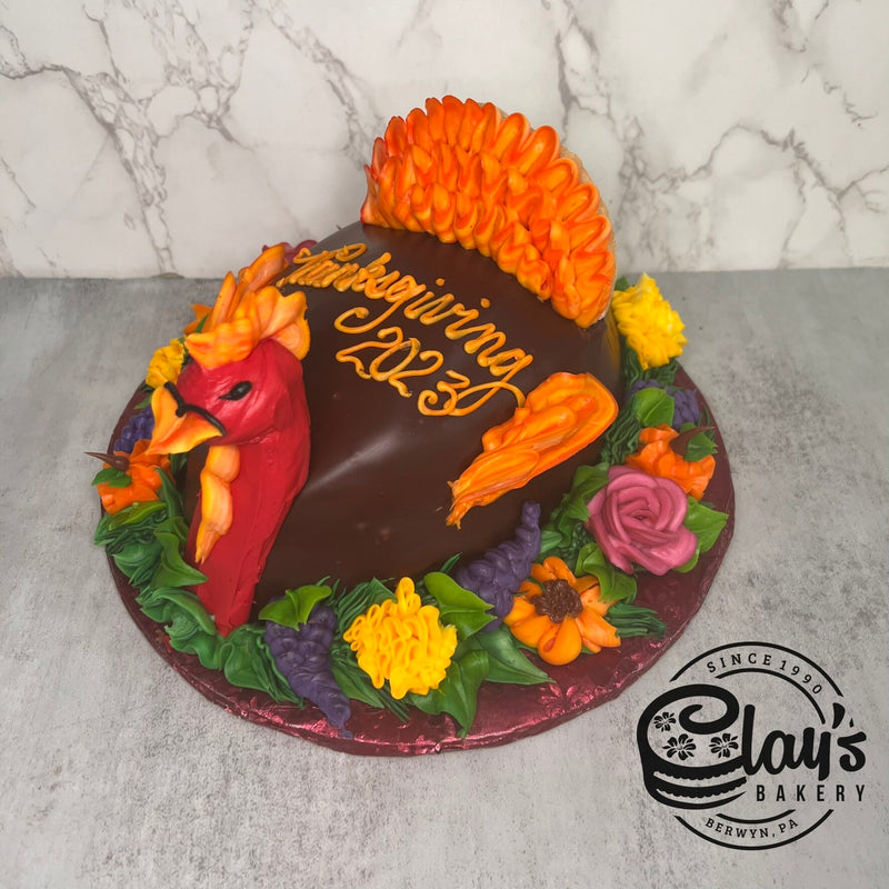Floral Turkey Cake