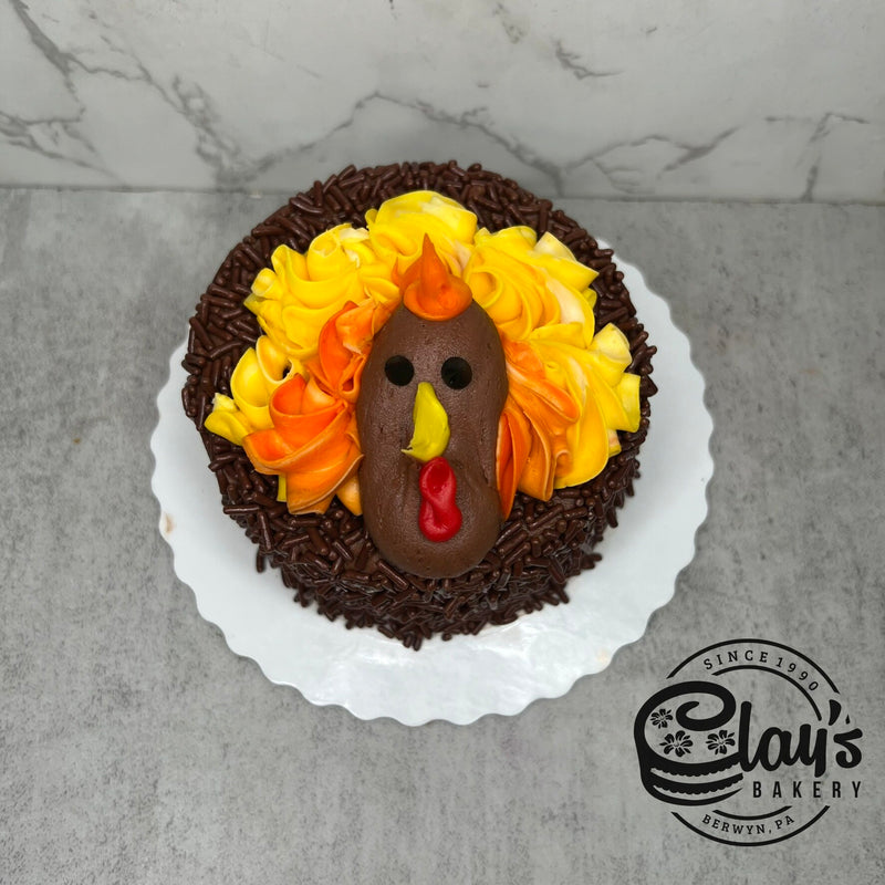4" Lunchbox Bento Cake - Thanksgiving Design