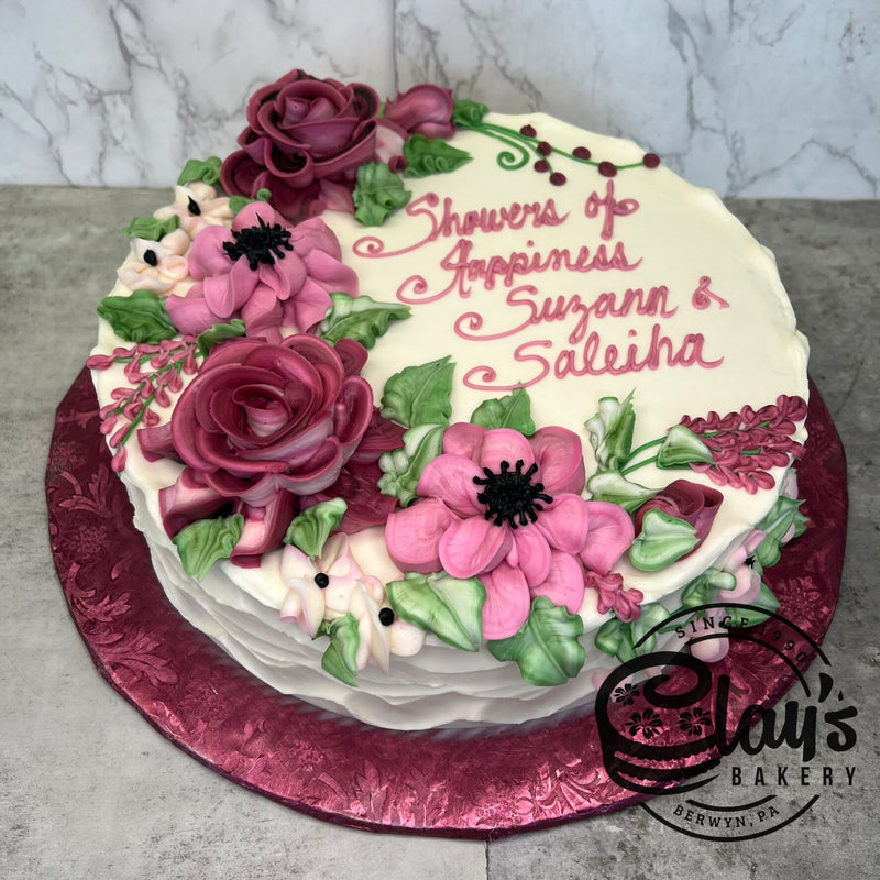 Mauve and Pink Florals