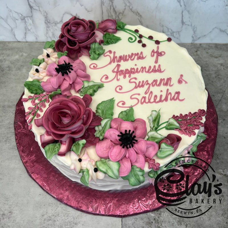 Mauve and Pink Florals