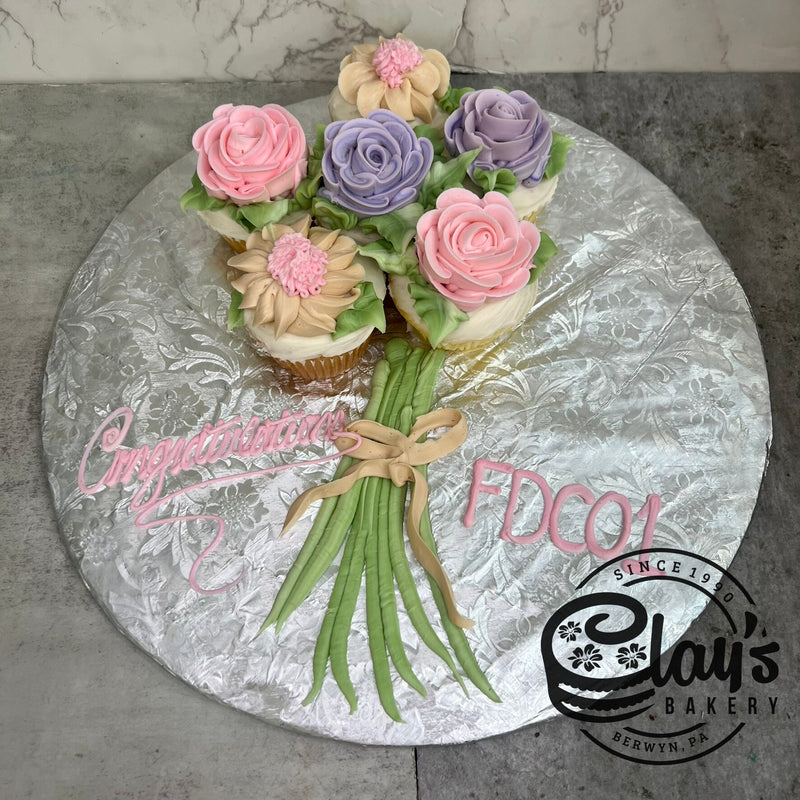 Beautiful Cupcake Bouquet (6 Cupcakes)