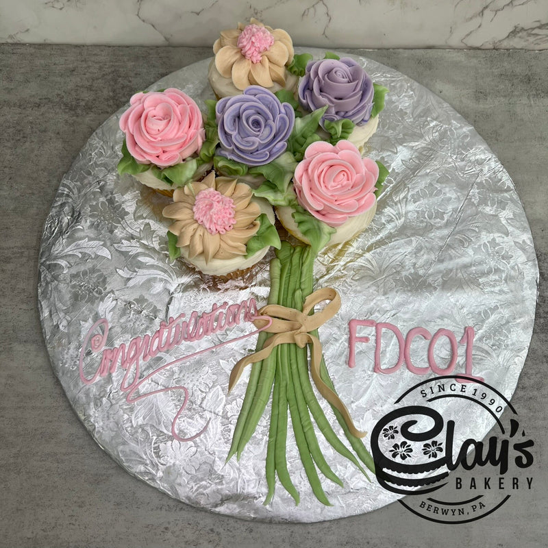 Beautiful Cupcake Bouquet (6 Cupcakes)
