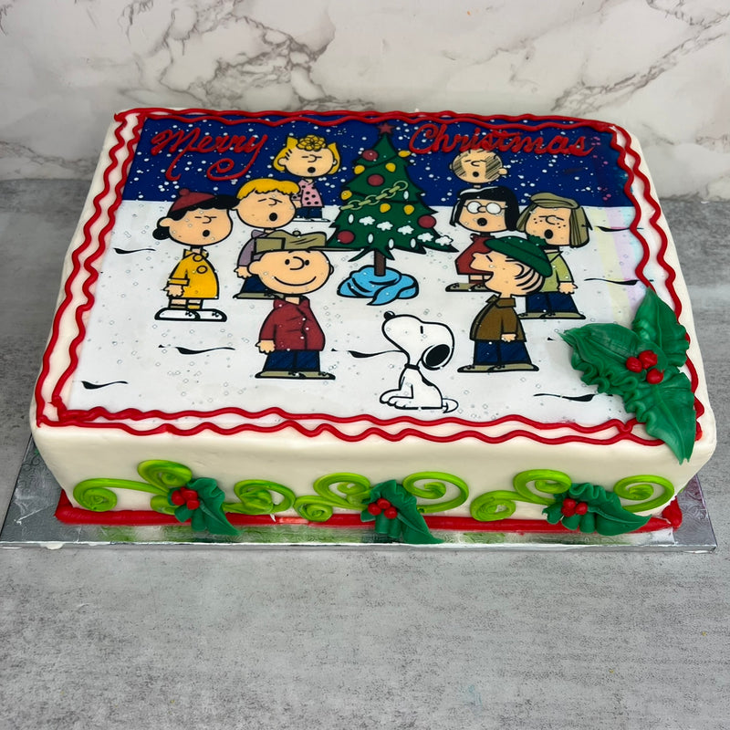 Snoopy Christmas Scene Image