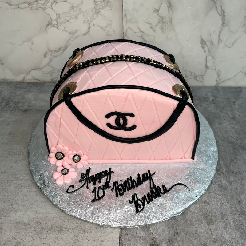 Chanel Bag Shaped Cake