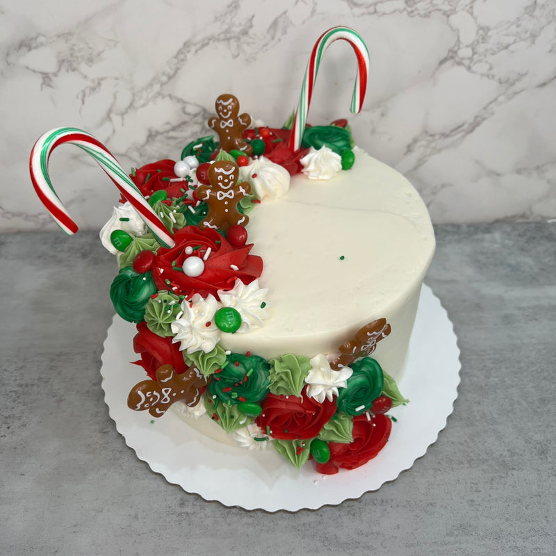 Gingerbread Candy Cane Cascade