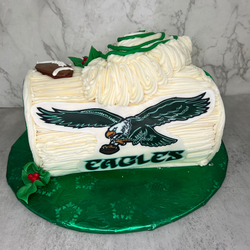 Yule Log Cake - Old School Eagles