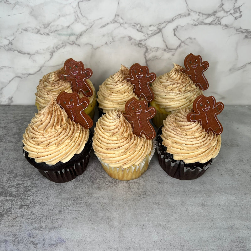 Gingerbread Ring Cupcakes