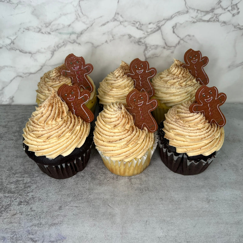 Gingerbread Ring Cupcakes