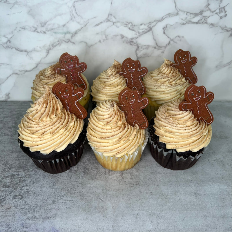 Gingerbread Ring Cupcakes