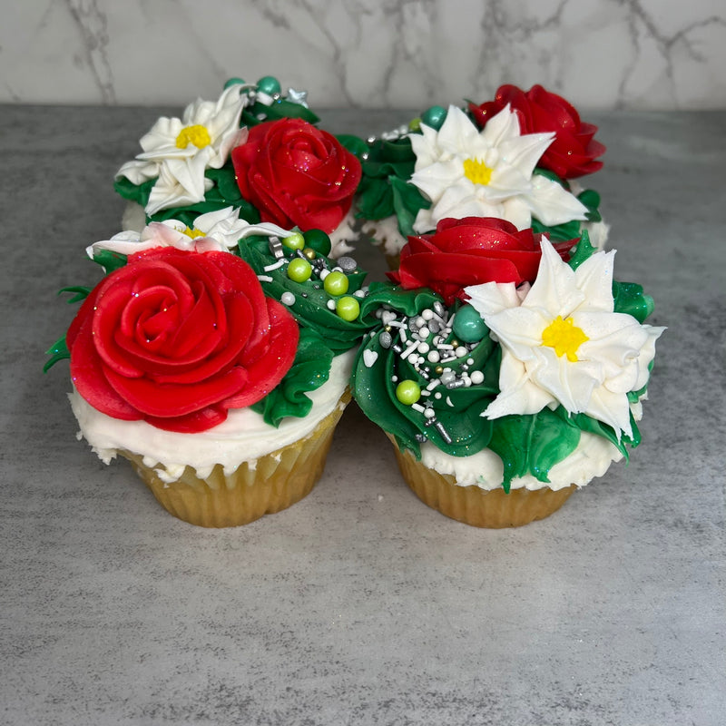 Jumbo Christmas Cupcakes