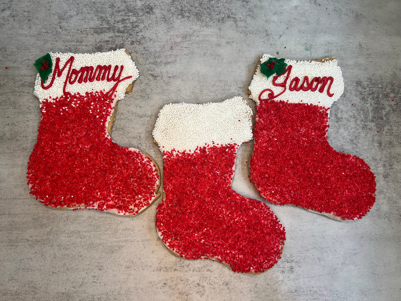 Personalized Stocking Cookies