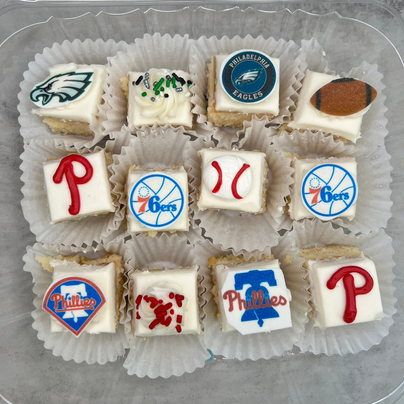 Philly Sports Petit Fours (Phillies, Eagles, 76ers)