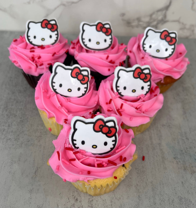 Hello Kitty Ring Cupcakes