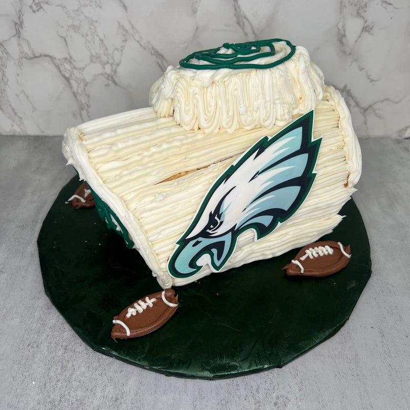 Yule Log Cake - Eagles