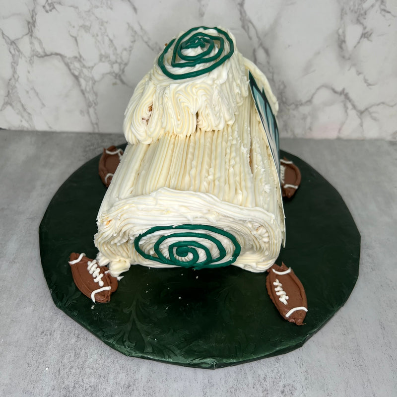 Yule Log Cake - Eagles