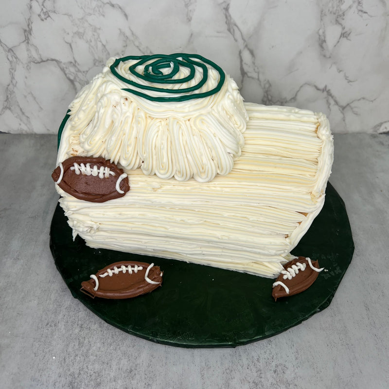 Yule Log Cake - Eagles